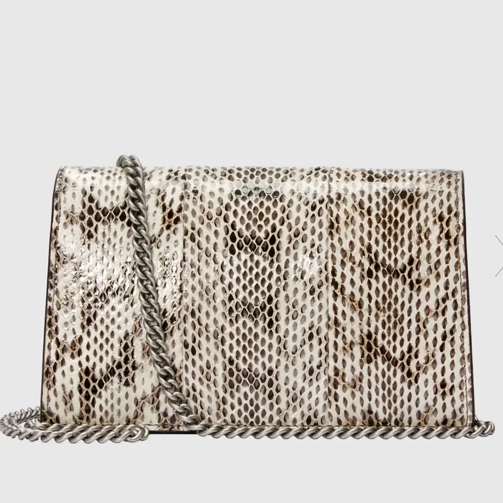 Rare!!! BNIB! NEW! Exotic Gucci DIONYSUS SNAKESKIN MINI SHOULDER BAG - Picture 2 of 16